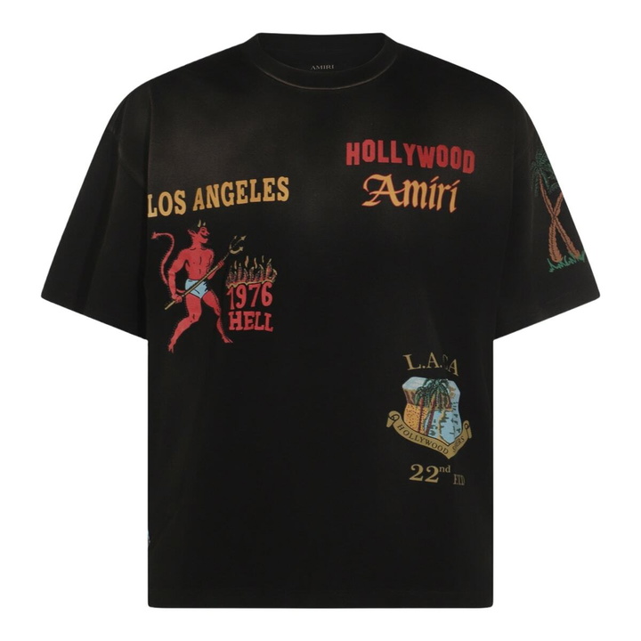 Photo: AMIRI Black Cotton T-shirt