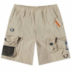 Men's AAPE Cargo Short in Beige