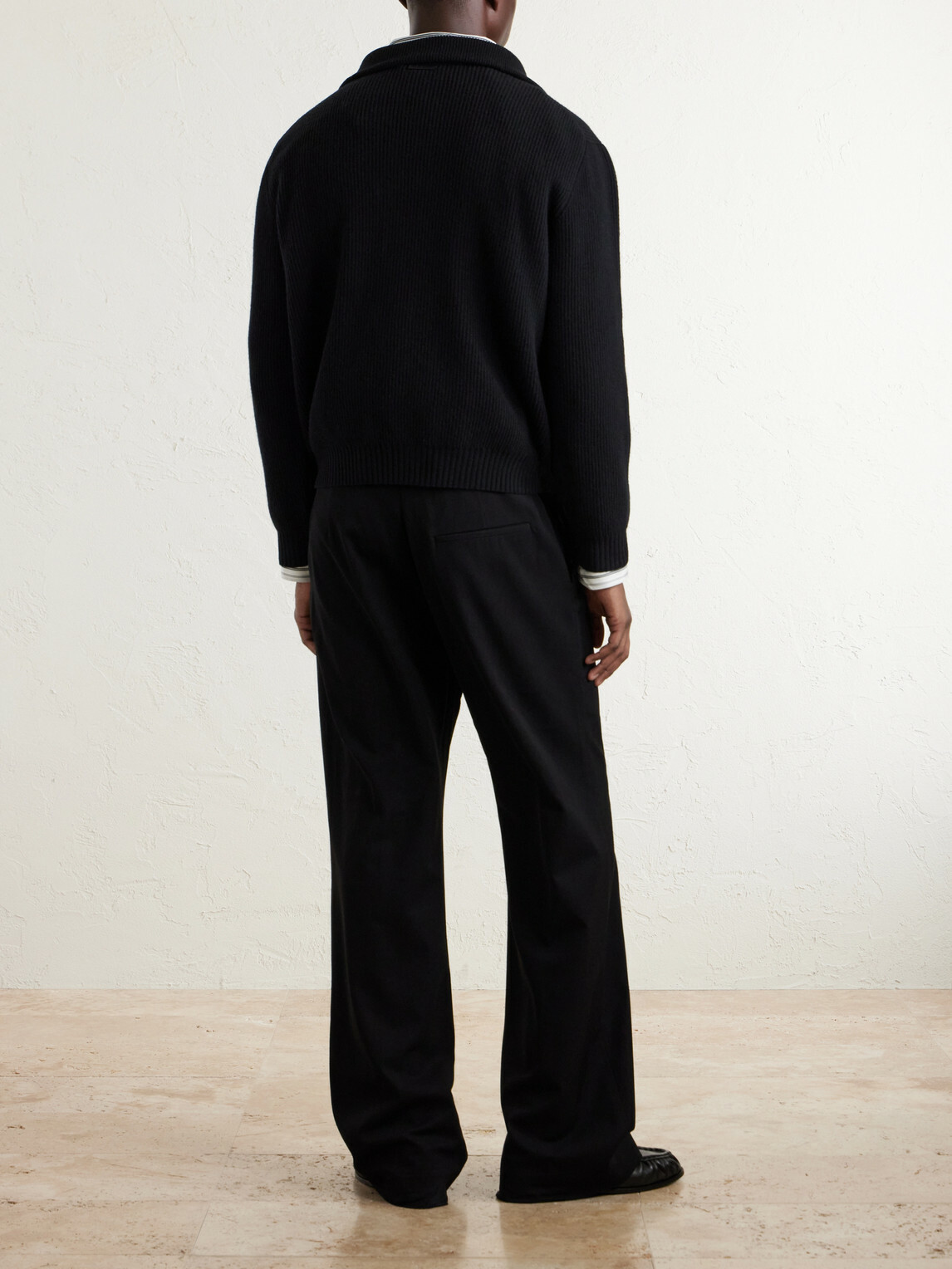 SAINT LAURENT - Wool Rollneck Sweater - Black