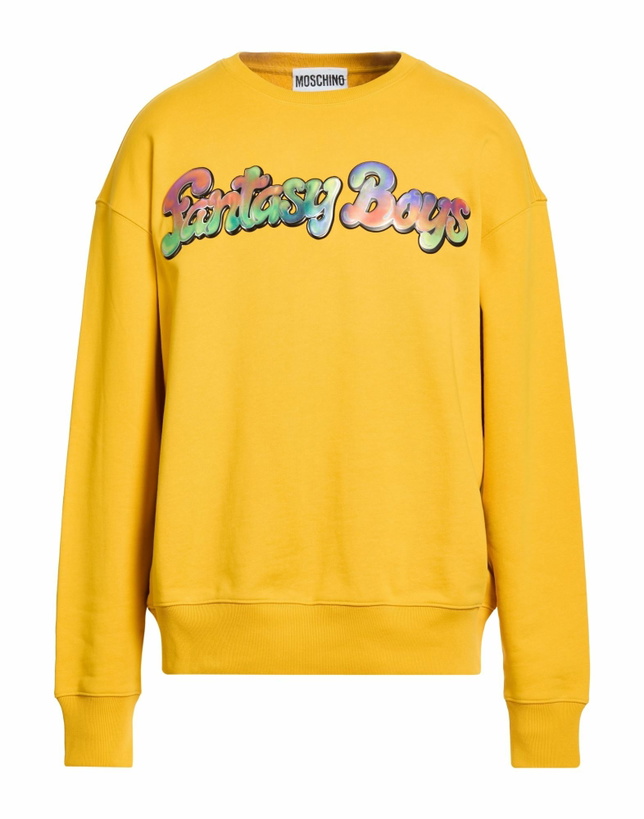 Photo: Moschino Couture Mens Sweatshirt Marigold