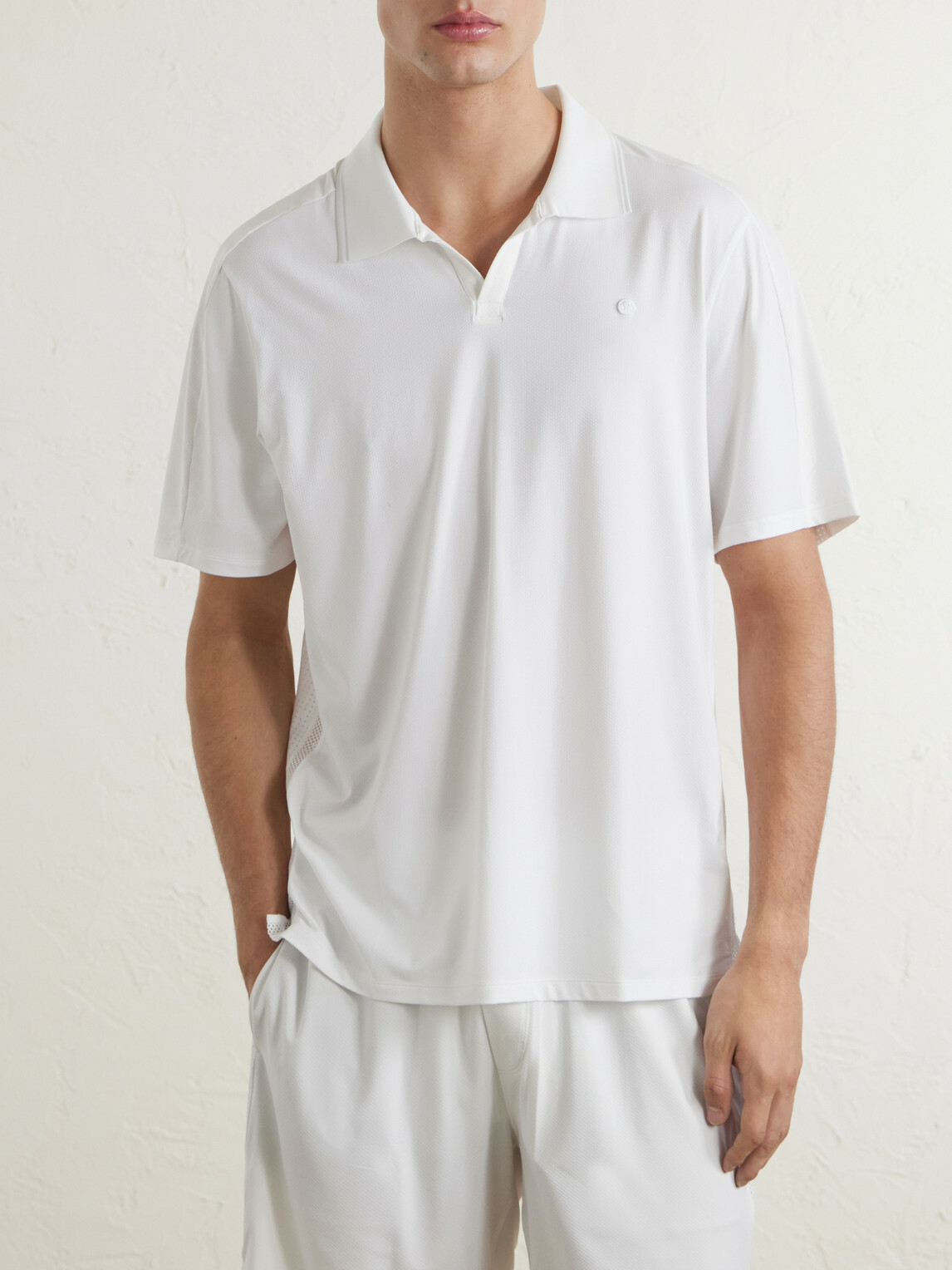 Lululemon - Mesh Tennis Shirt - White