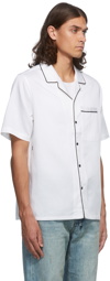 Ksubi White Downtown Resort Shirt