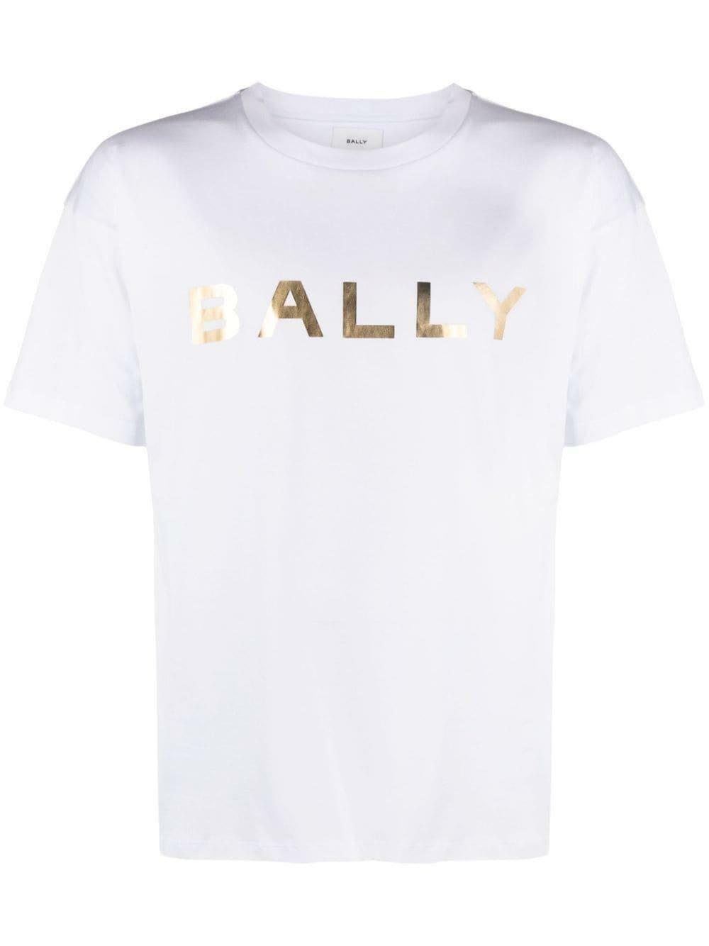 【関税&送料込】Bally T-Shirt With Logo Bally logo-print Organic Cotton T-shirt | Black | FARFETCH