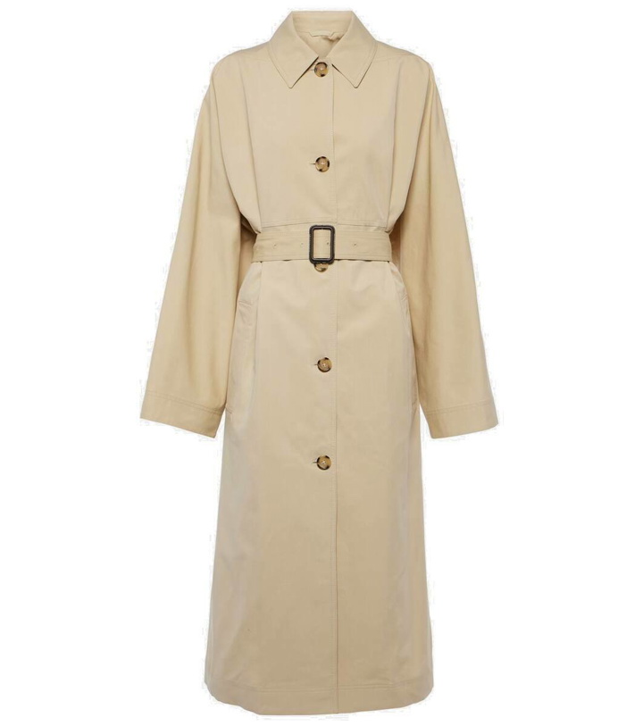 Photo: Toteme Belted cotton and silk trench coat