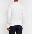 TOM FORD - Ribbed Cotton-Jersey Henley T-Shirt - White