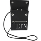 Valentino Black Valentino Garavani VLTN Phone Neck Pouch