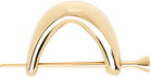 Bottega Veneta Gold Ellipse Hair Pin