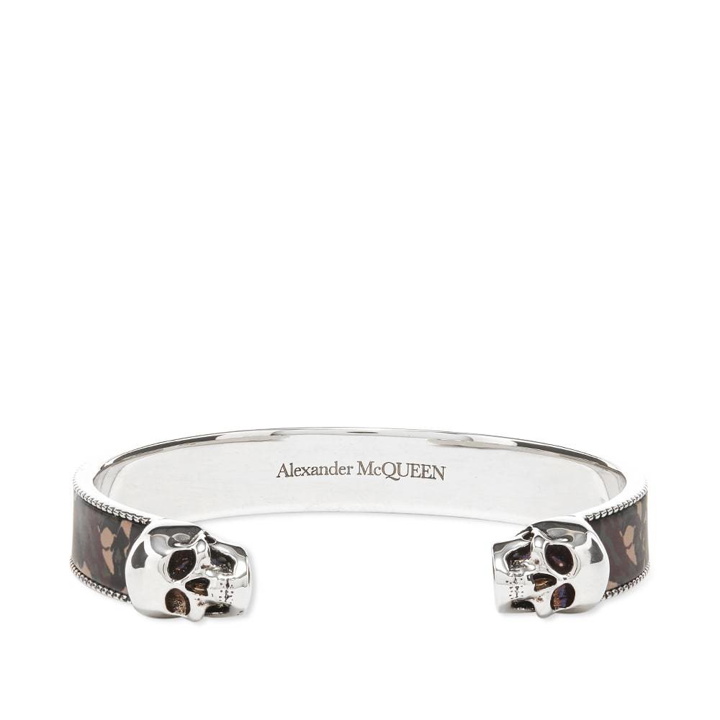 Photo: Alexander McQueen Twin Skull Camo Bracelet