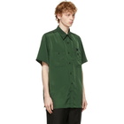 Needles Green Satin Work Shirt