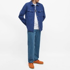 A.P.C. Men's Alex Overdyed Shirt Jacket in Blue