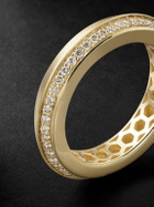 Jacquie Aiche - Knife Edge 14-Karat Gold Diamond Ring - Gold