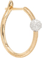Rainbow K Gold Ball Single Earring