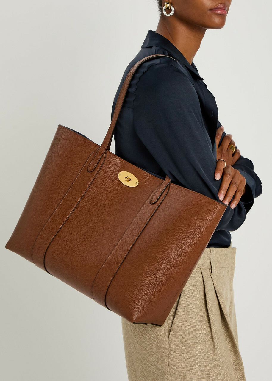 Mulberry Bayswater Grained Leather Small Tote bag - Brown - One Size