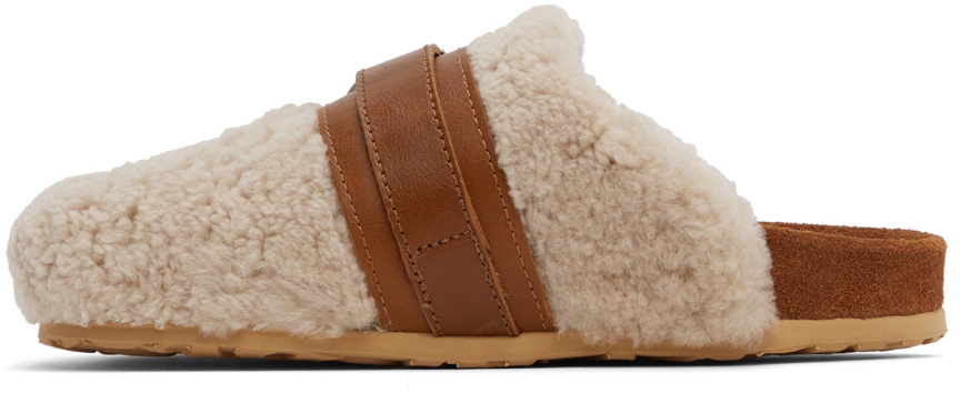 See by Chloé SSENSE Exclusive Beige Gema Slippers