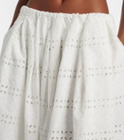 Faithfull Abajo broderie anglaise midi skirt