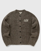 ØLÅF GRASSHOPPER KNIT CARDIGAN Brown Womens Zippers & Cardigan