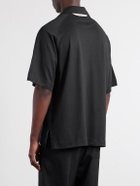 Jacquemus - La Chemise Jean Atelier Camp-Collar Jersey Shirt - Black