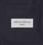 OFFICINE GÉNÉRALE - Armie Unstructured Wool-Flannel Suit Jacket - Blue
