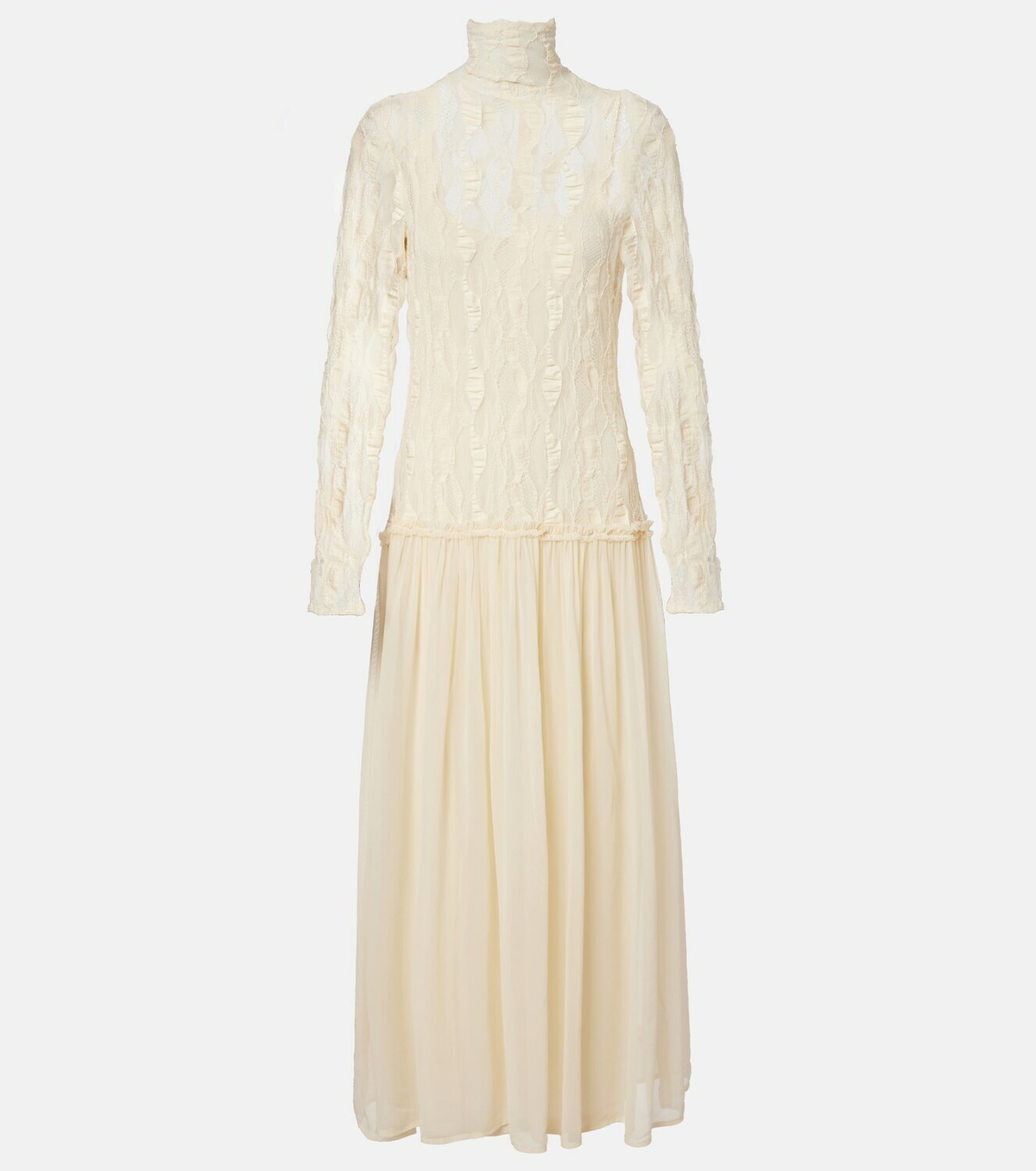 Ulla Johnson Sybil lace and chiffon maxi dress