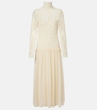 Ulla Johnson Sybil lace and chiffon maxi dress