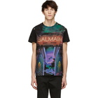 Balmain Black Neon Cuba T-Shirt