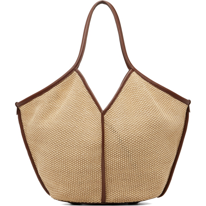 Photo: HEREU Beige Calella Raffia Tote