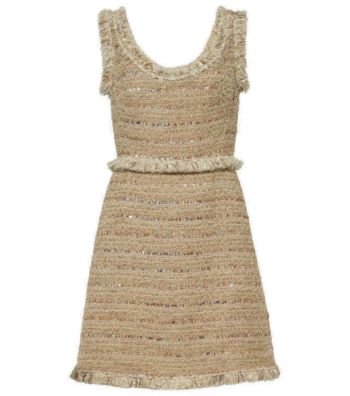 Photo: Giambattista Valli Fringed bouclé minidress
