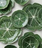 Bordallo Pinheiro Couve set of 4 ceramic dessert plates