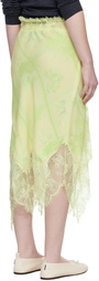 Collina Strada Yellow Waterlily Midi Skirt