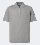 Canali Cotton and cashmere polo sweater