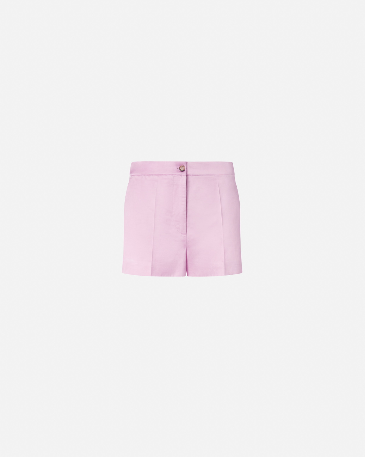 Pinko Linen Blend Shorts Moonlight Mauve