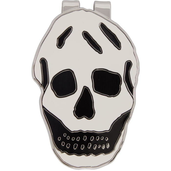 Photo: Alexander McQueen White Skull Money Clip