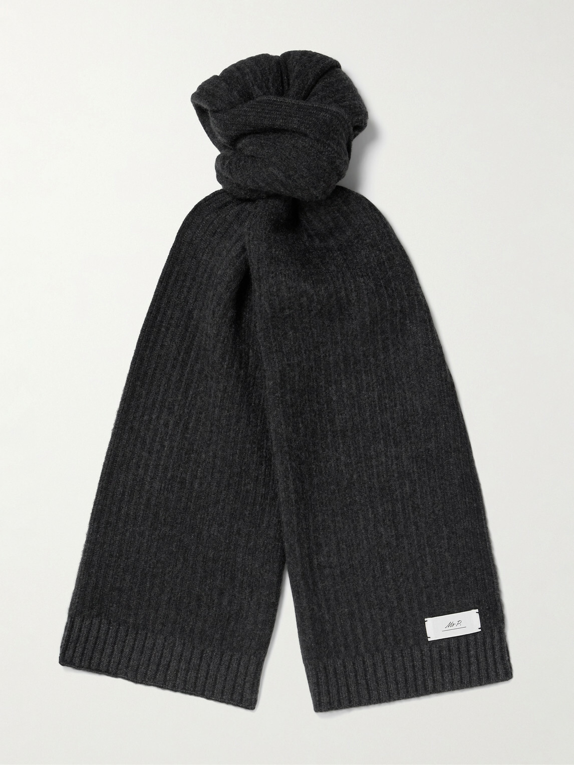 Mr P. - Ribbed Cashmere Scarf