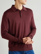 Kiton - Wool Polo Shirt - Red