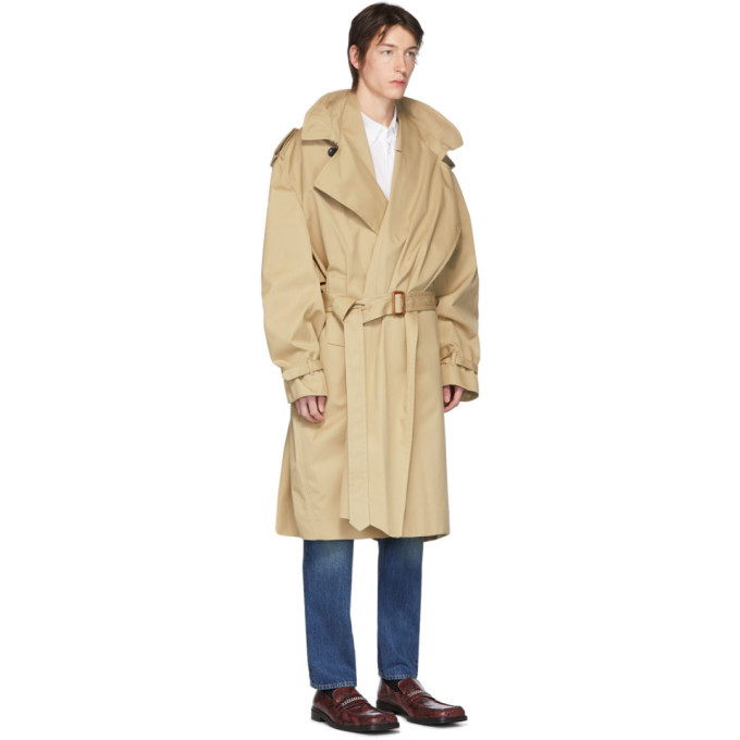 Y/Project Beige Infinity Trench Coat