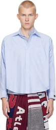 Prototypes Blue Moved Neckline Shirt