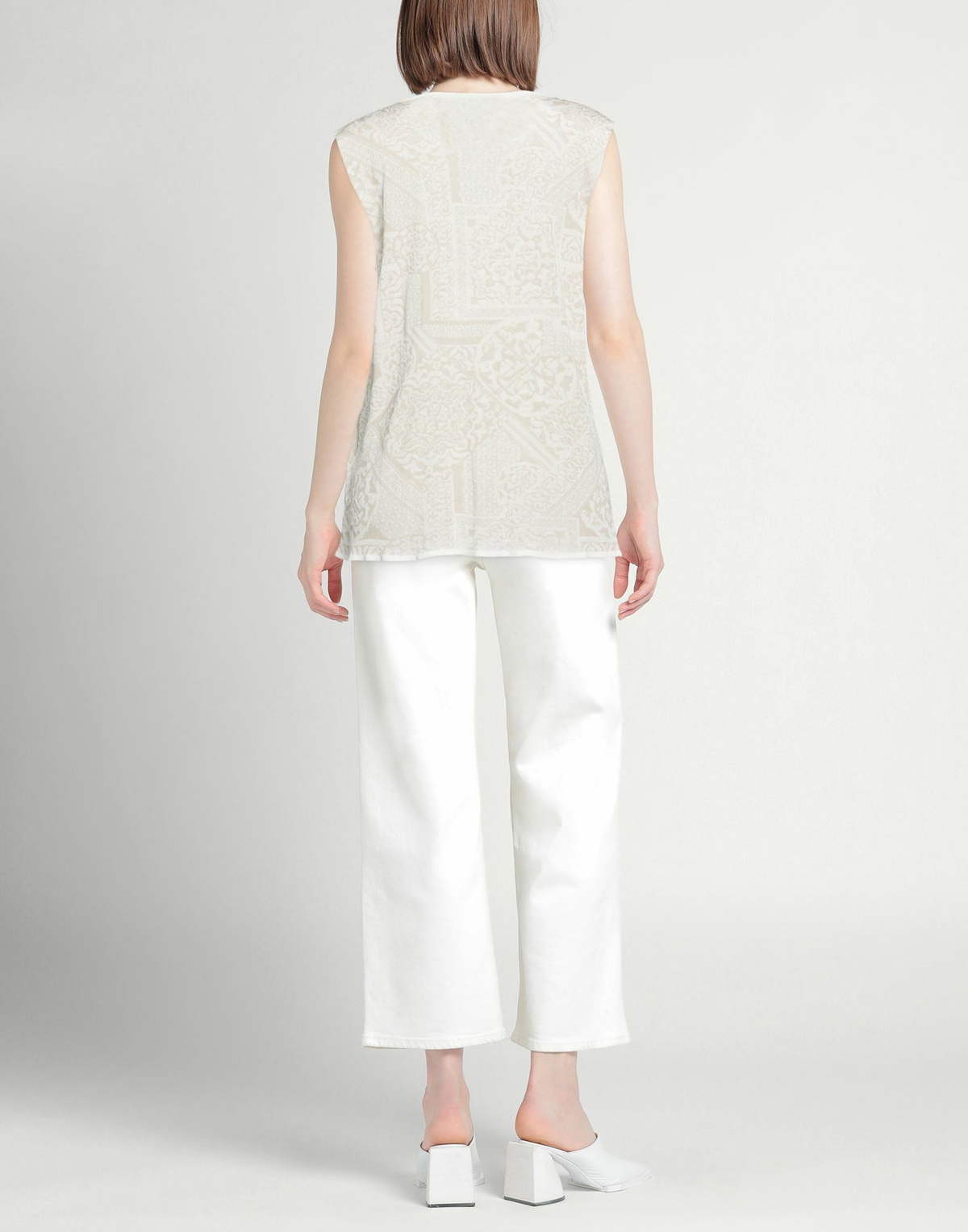 Alessia Santi Womens Top Sand