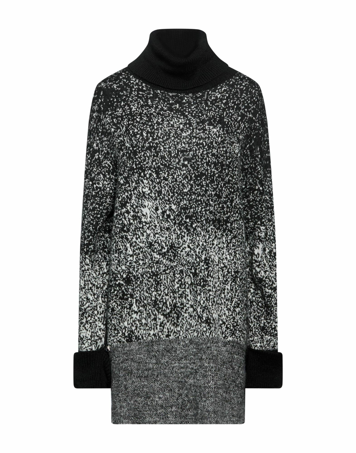 Manila Grace Womens Turtleneck in Black