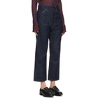 Chimala Indigo Wide Tapered Cut Selvedge Jeans