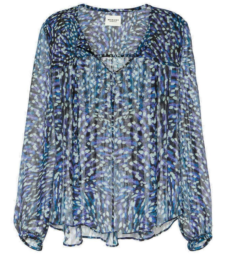 Photo: Marant Etoile Daytonea printed blouse