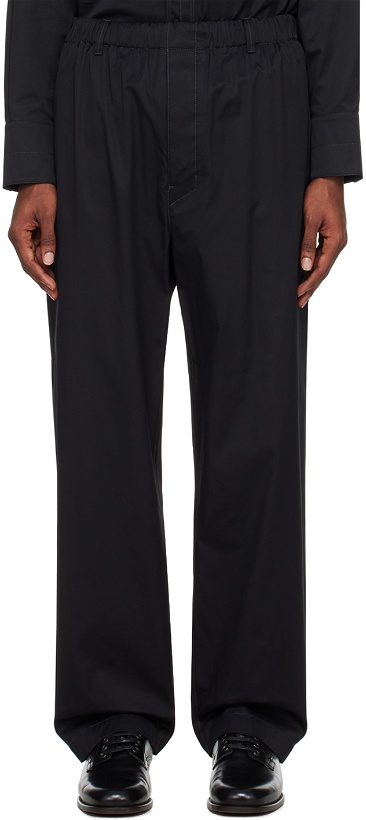 Photo: LEMAIRE Black Relaxed Trousers