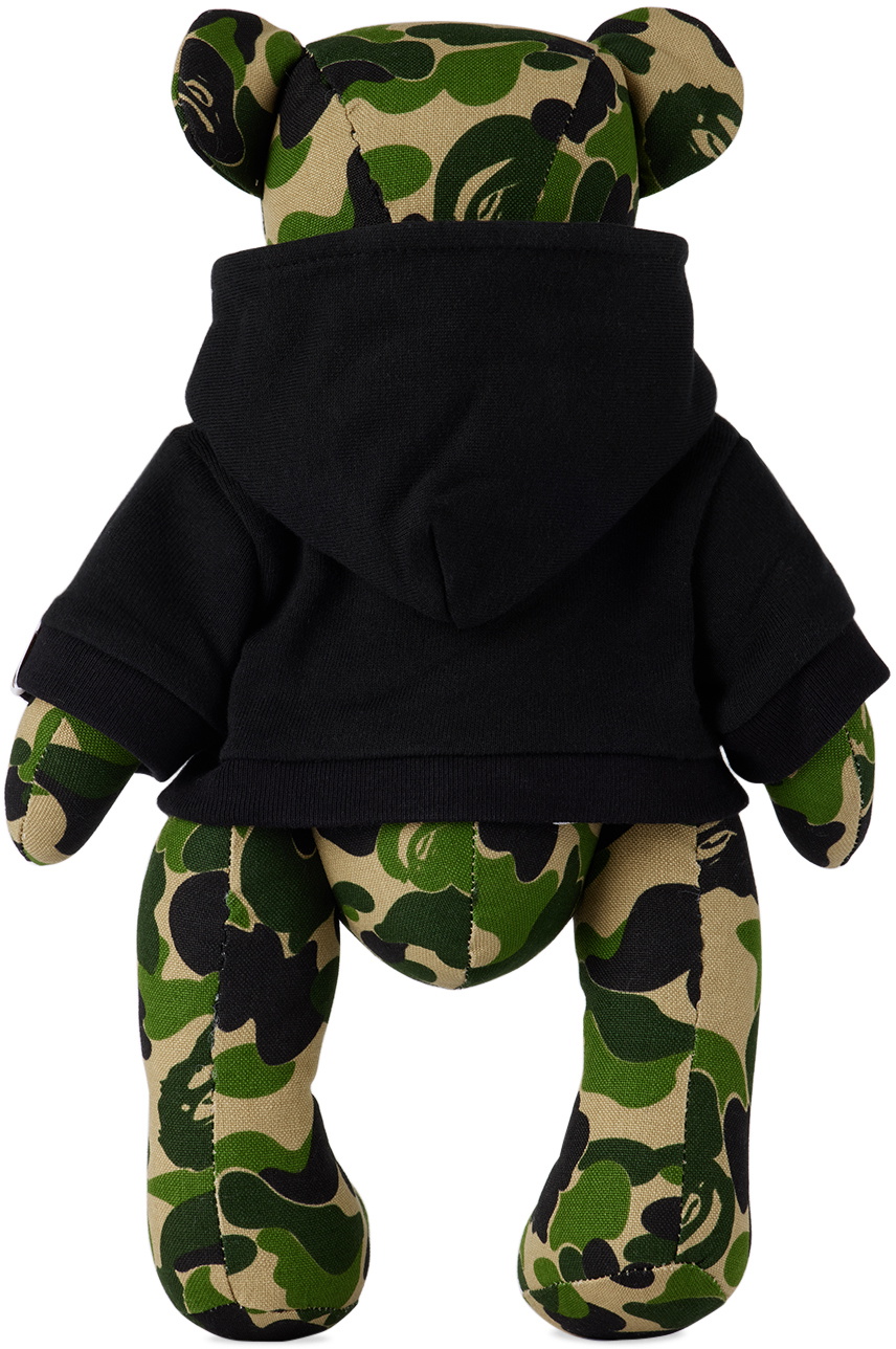 BAPE Khaki & Black ABC Camo Bear Plush Toy A Bathing Ape