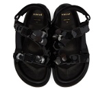Sacai Black Spangle Sandals