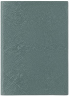 Smythson Green Panama Soho Notebook
