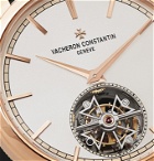 Vacheron Constantin - Traditionnelle Tourbillon Automatic 41mm 18-Karat Pink Gold and Alligator Watch, Ref. No. 6000T/000R-B346 - Brown