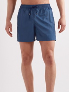 Canali - Straight-Leg Short-Length Swim Shorts - Blue