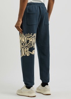 Honor The Gift Entertainment Printed Cotton Sweatpants Blue