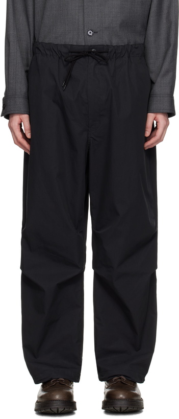 Photo: Comme des Garçons Homme Black Weather Trousers