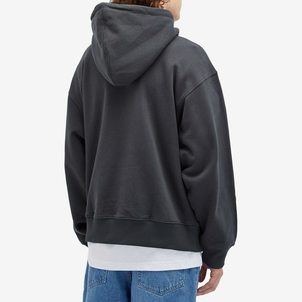 Patta Men's Metal Boxy Hoodie in Moonless Night