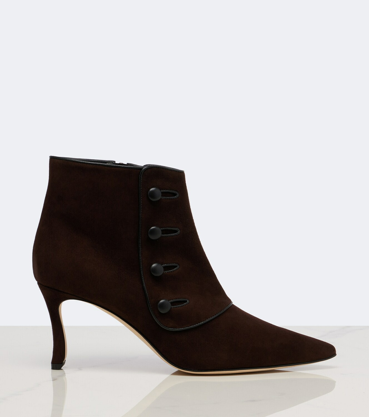 Manolo Blahnik Vivés suede ankle boots
